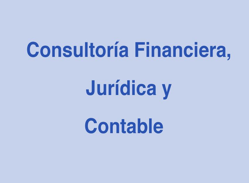 Consultoría Financiera, Jurídica y Contable para PYMES