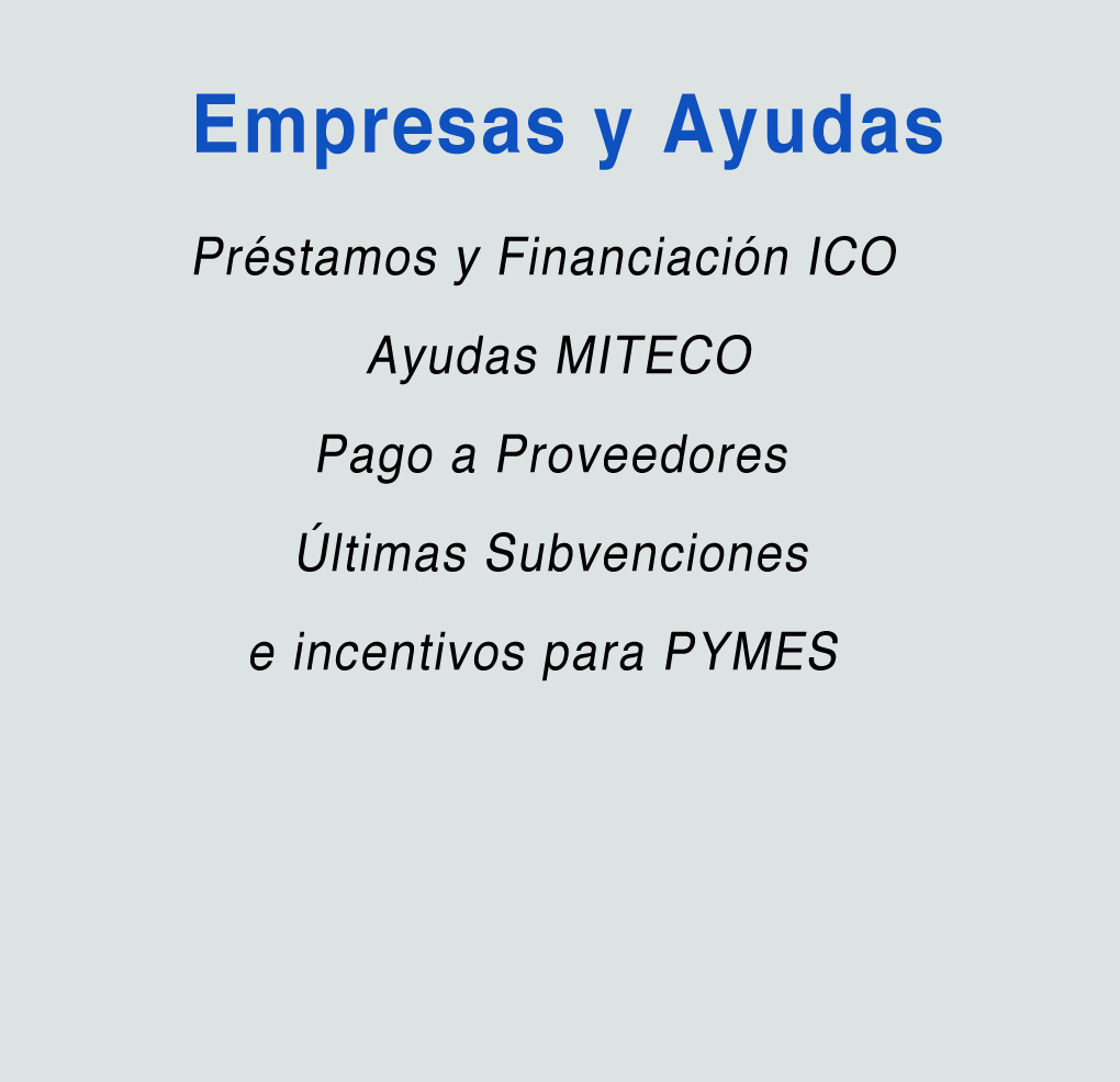 Empresas y Ayudas